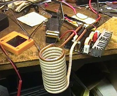ZVS induction heater 12 turn work coil