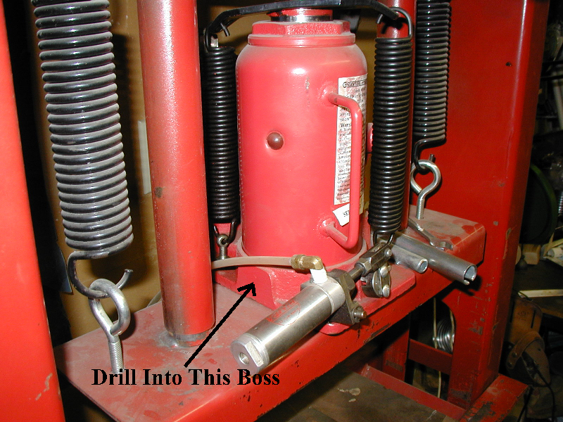Adding A Pressure Gage to a 20 Ton (Harbor Freight) Hydraulic Jack Adding A Pressure Gauge To A Bottle Jack