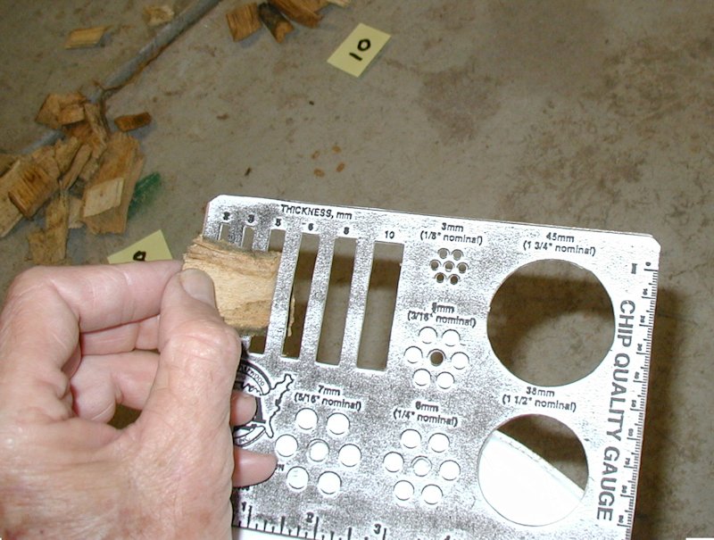 Wood Chip Testing Gauge