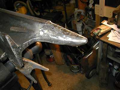 Rail Anvil, Forming Underside of Horn