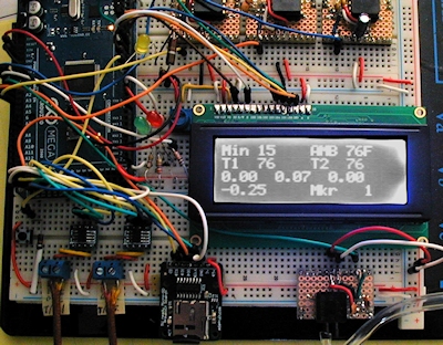 Process control electronics with arduino
