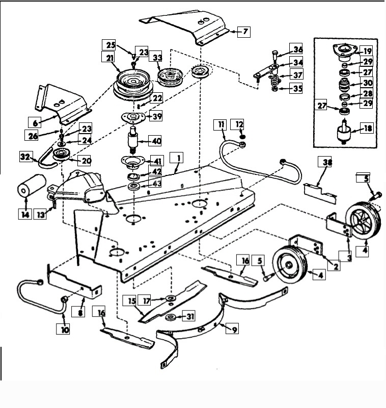 Cub Cadet 127  Shroud Blade For 42 U0026quot  Mower Deck