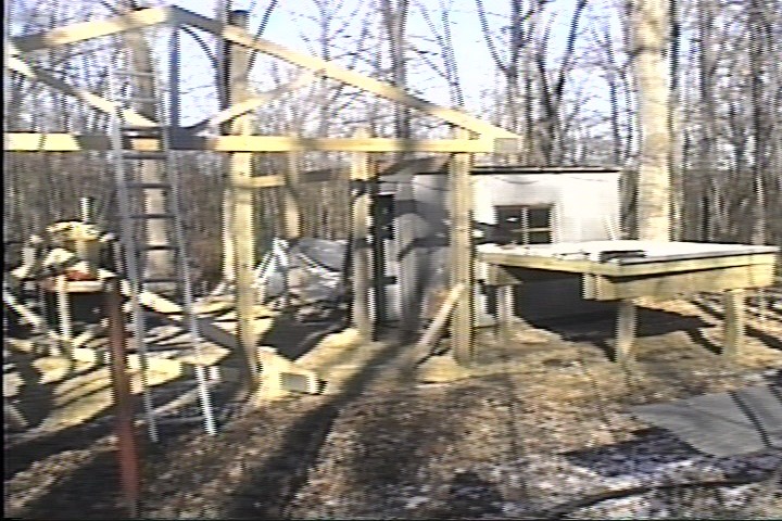 Framing for the Maple Syrup House