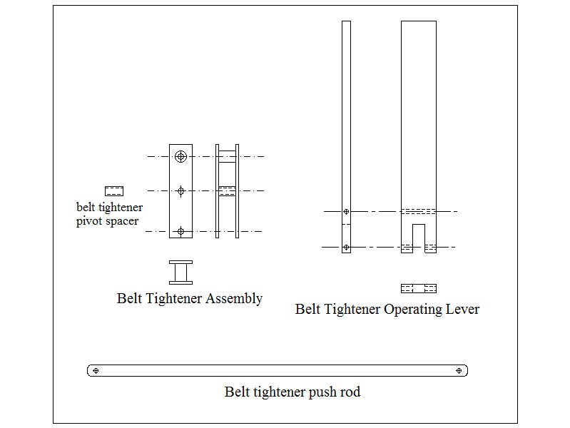 Motor Cart Belt Tightener Assembly