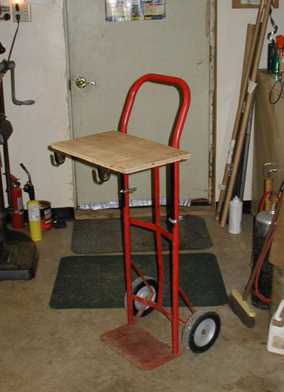 Basic Package Cart with Shelf