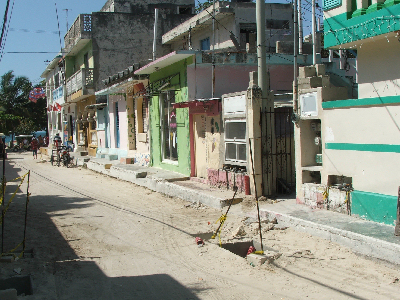 Isla Mujeres Sidewalk Steps