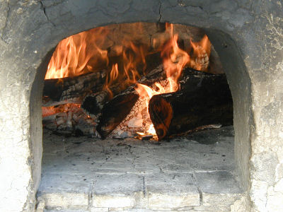 Stone Oven Ready for Pizzas