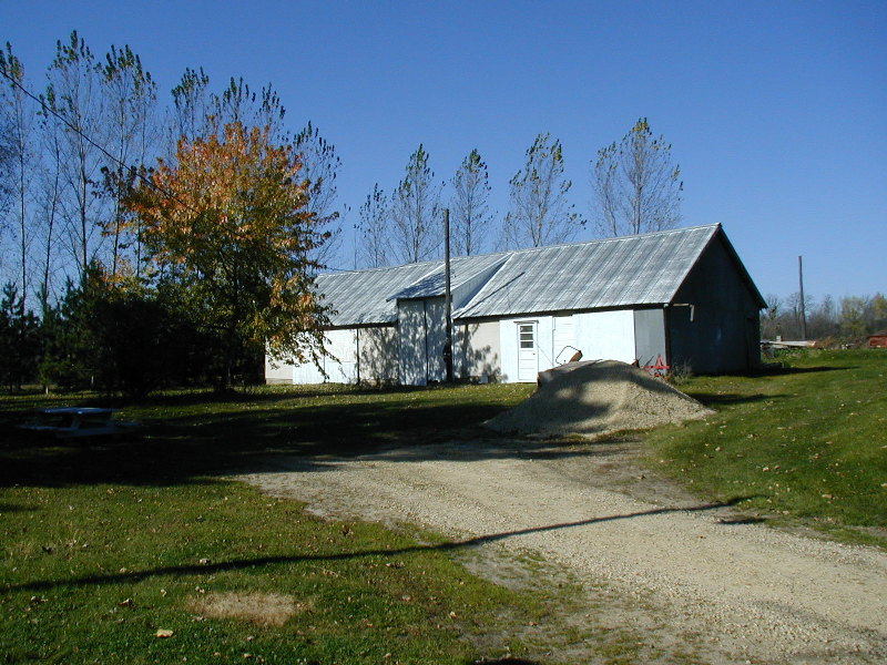 Woodgas Generator Engine House After Some Restoration