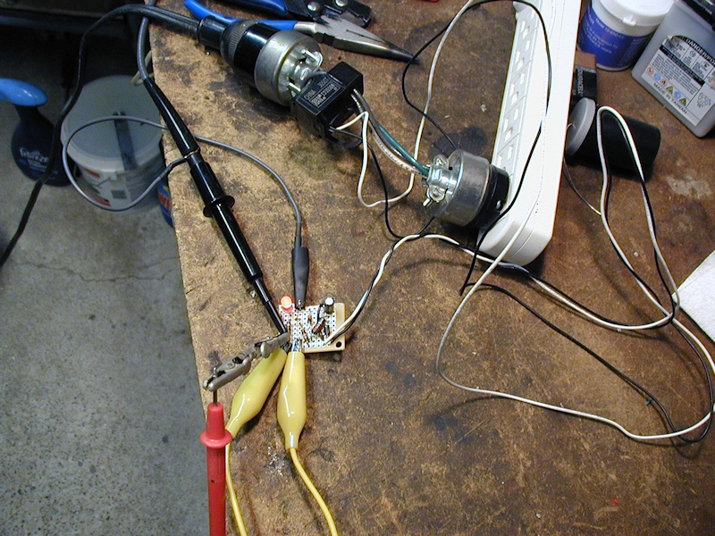 Current Transformer and Sensor Board Test Setup