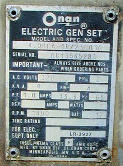 My Onan Gensets 6 5 diesel engine wiring diagram 